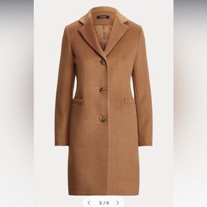 Like new Ralph Lauren wool camel coat size 2